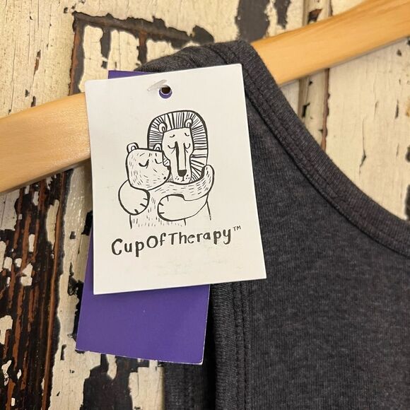 Women’s NWT Cup Of Therapy hug tank top. Size M. - Picture 5 of 8